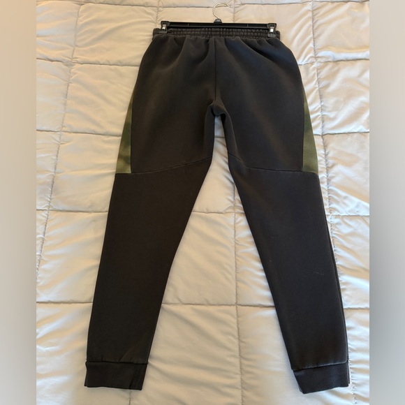 Adidas Black Jogger Sweatpants with Green Camo Side Panels | Size M - Picture 10 of 13